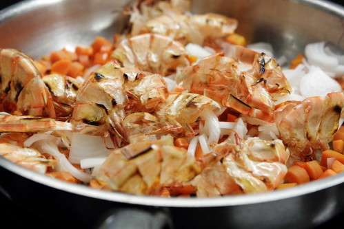 Pasta: Fettucine with Tiger Prawns