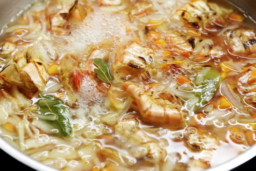 Pasta: Fettucine with Tiger Prawns