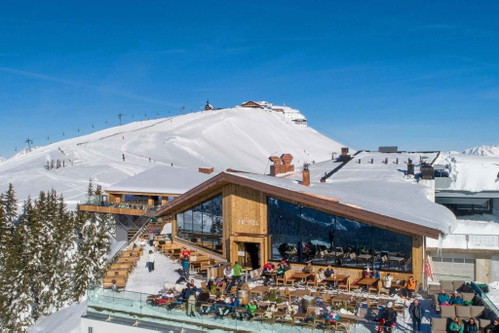 Franzl Terrasse im Winter | Bergrestaurant auf der Schmittenhöhe