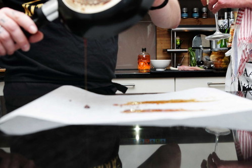 Caramel from the spring onions
