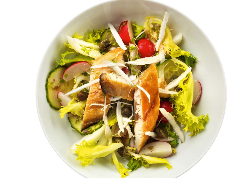Spring Salad with Smoked Mackerel &amp;&nbsp;Horseradish