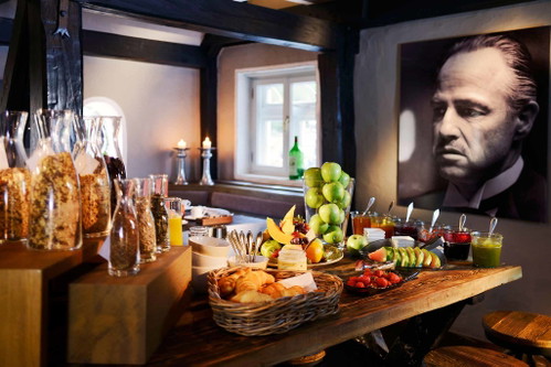 Frühstücksbuffet des »Landhaus Stricker«.