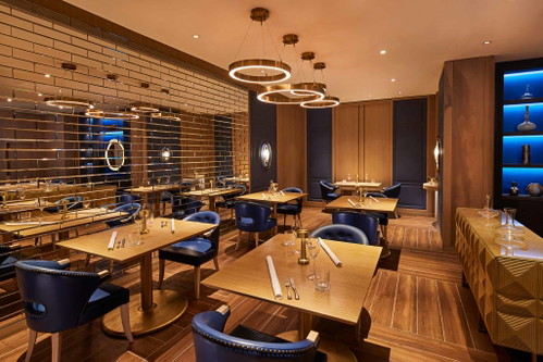 Interior des Restaurants »Tambourine Room by Tristan Brandt«.