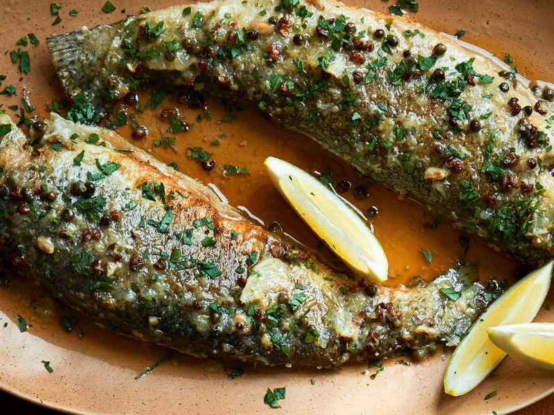 Trout Meunière with Sichuan Pepper and Brown Butter