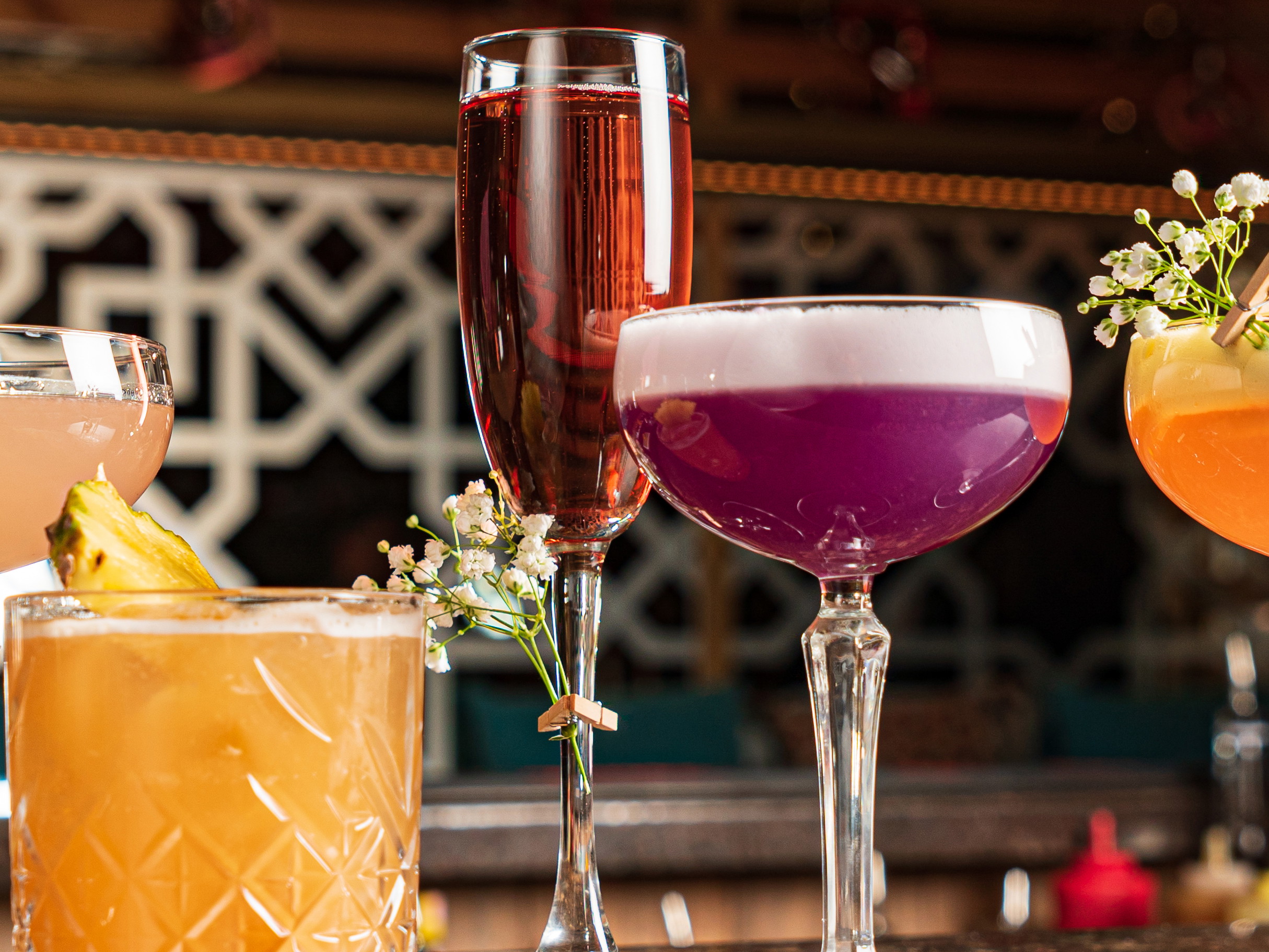 Cocktails für den Valentinstag