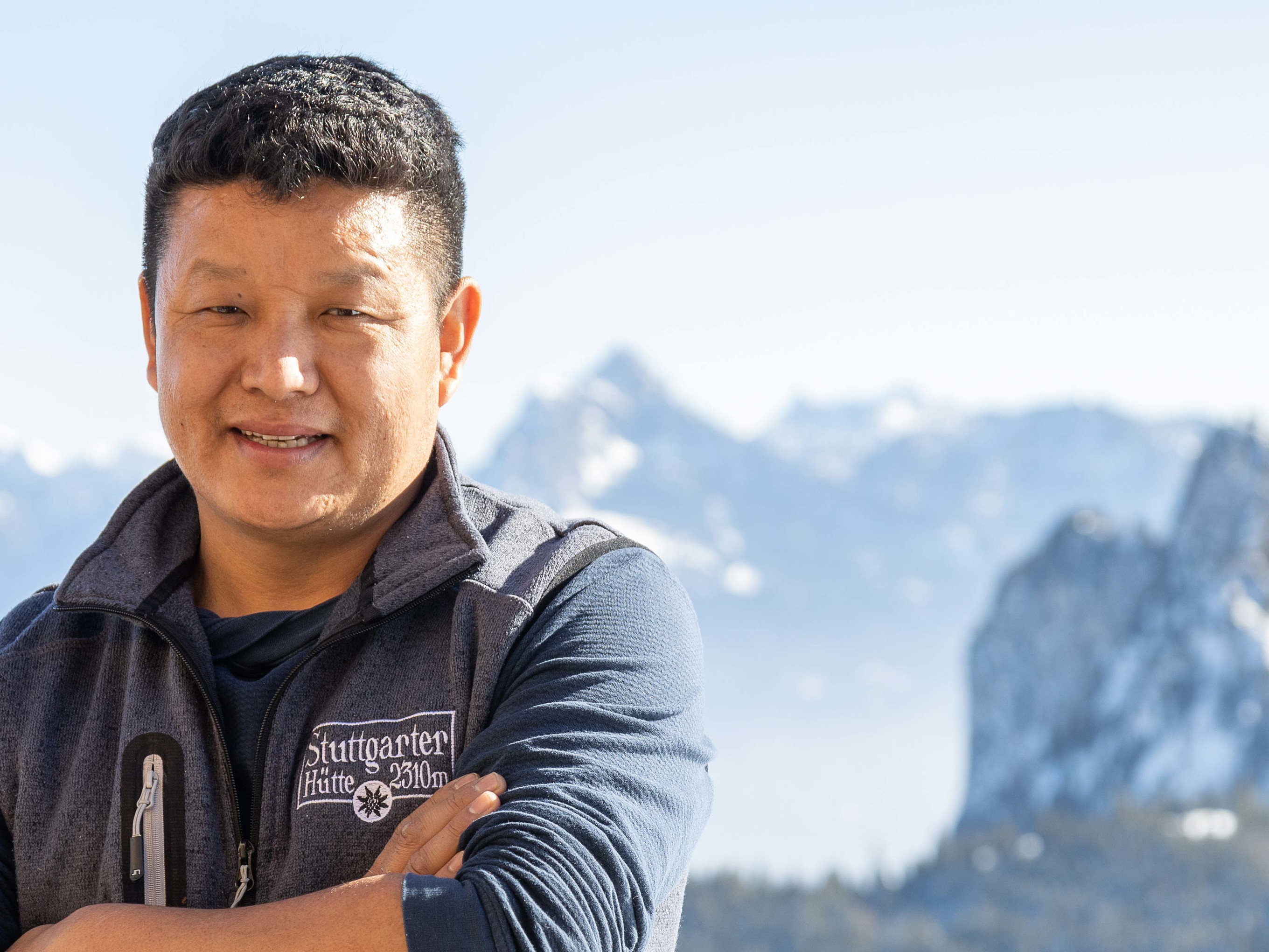 Der neue Pächter Ang Kami Lama.