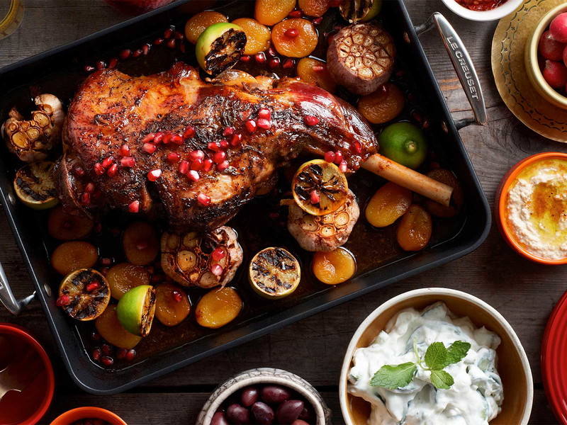 Slow-roasted Leg of Lamb