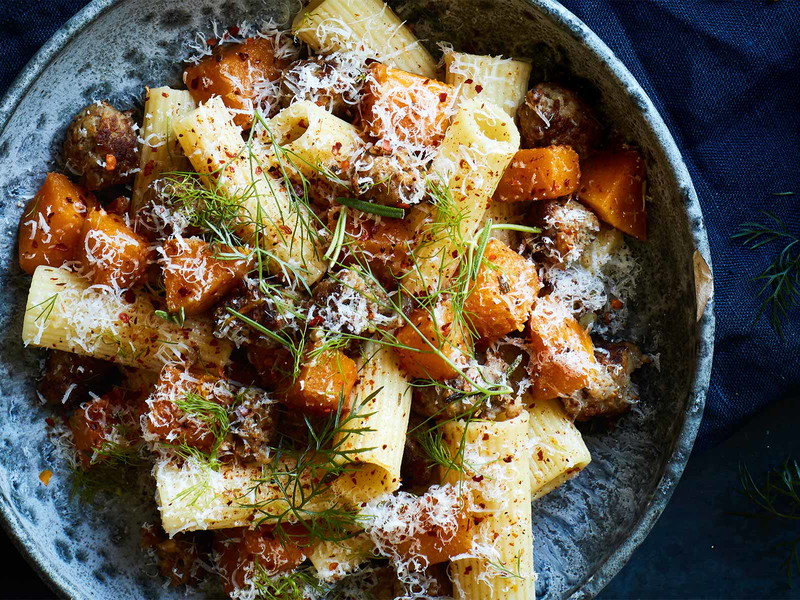 Pasta: With Pumpkin and Salsiccia