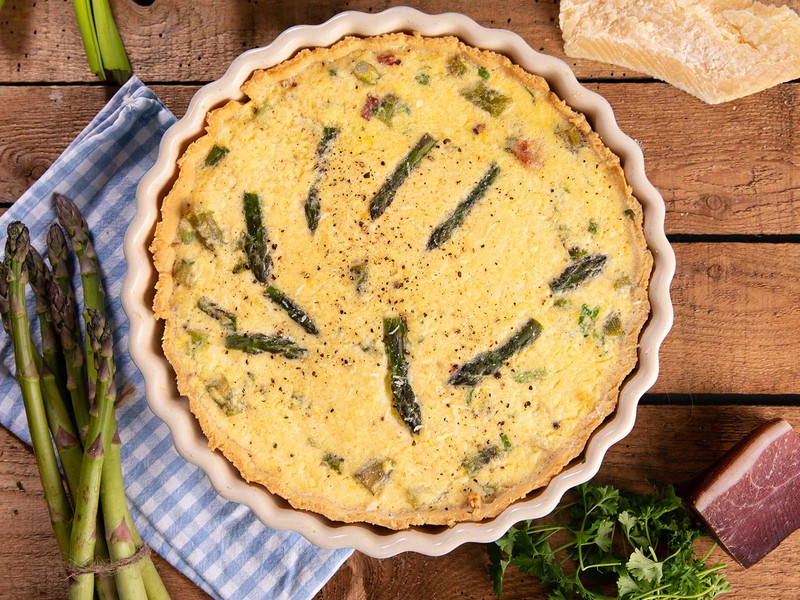 Green Asparagus Quiche