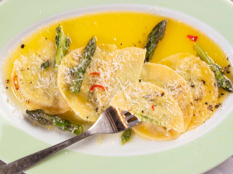 Pasta: Asparagus Ravioli