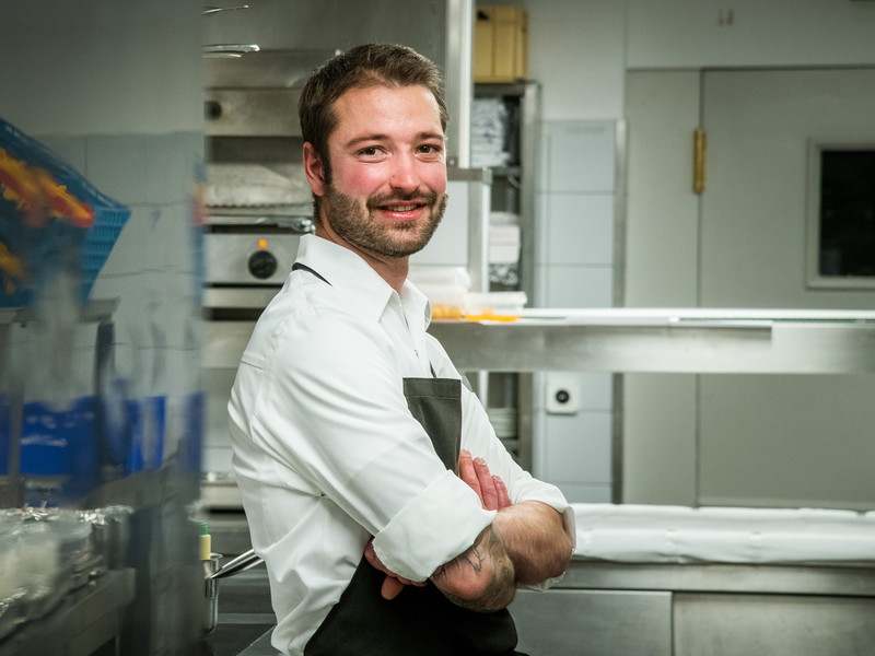 Reto Brändli, Küchenchef des »Lorenz Adlon Esszimmer«.