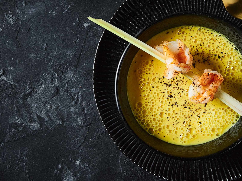 Yellow Bell Pepper and Lemongrass Soup