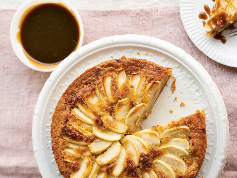 Tarte de maçã com caramelo