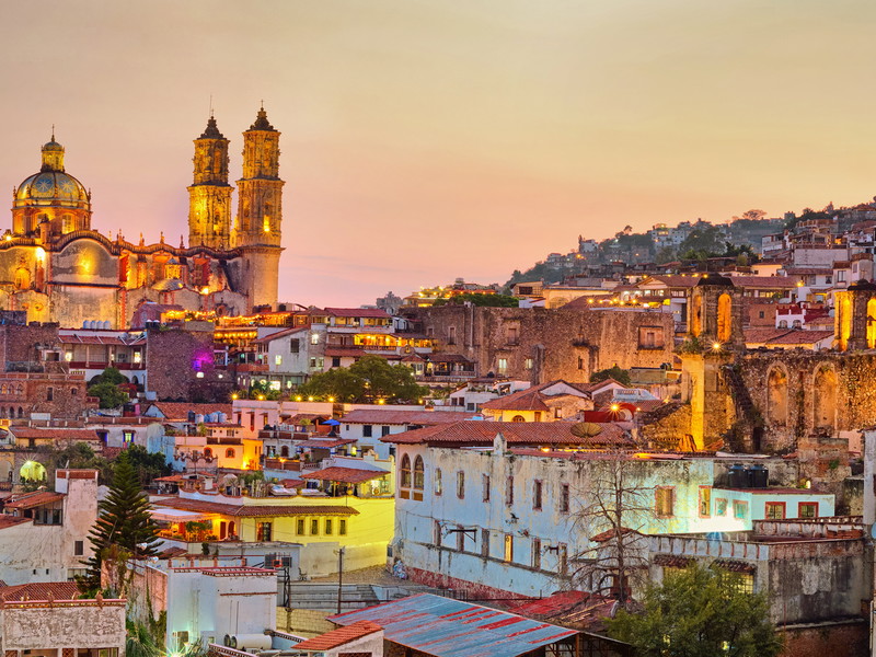 Taxco de Alarcón, a city located in the&nbsp;Mexican&nbsp;state of&nbsp;Guerrero.