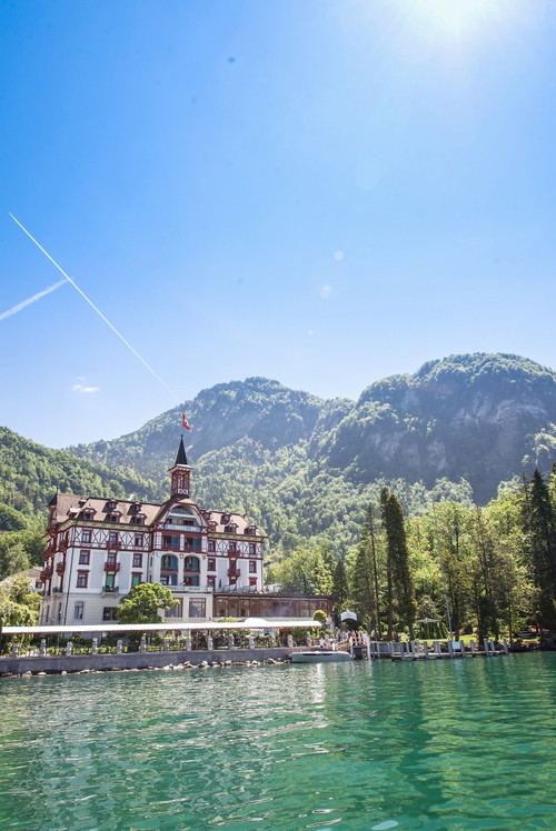 Der «Vitznauerhof»am Vierwaldstättersee.