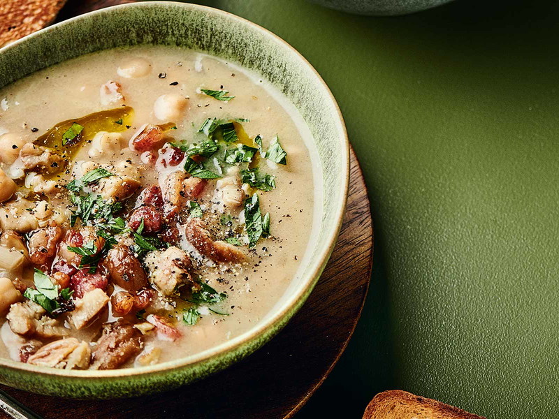 Chickpea and Chestnut Soup