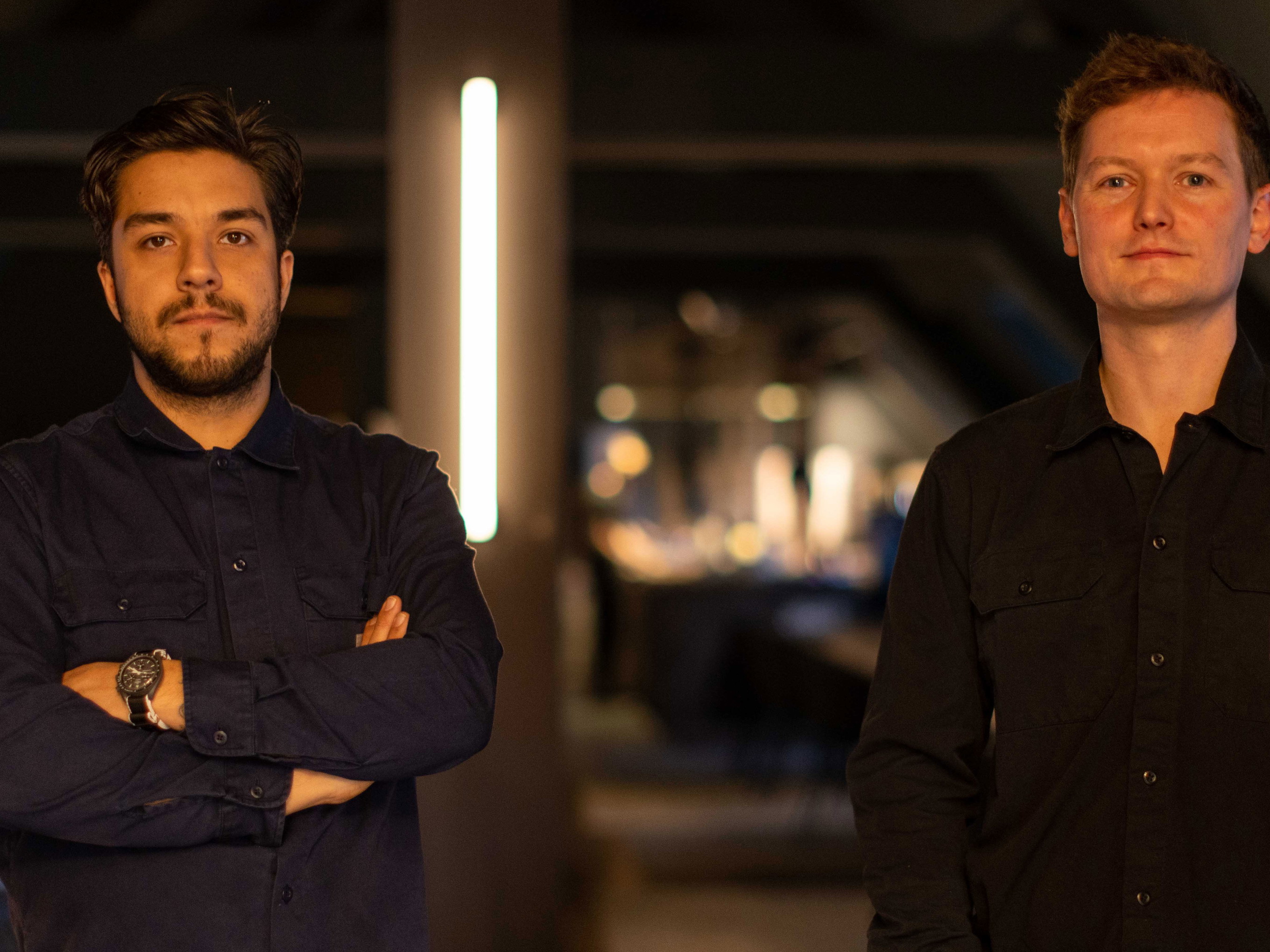 Siebent weltbester Sommelier Jo Wessels (r.) und Namo Wrede (l.).