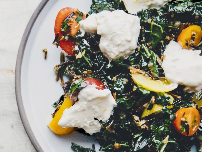 Kale with Mozzarella