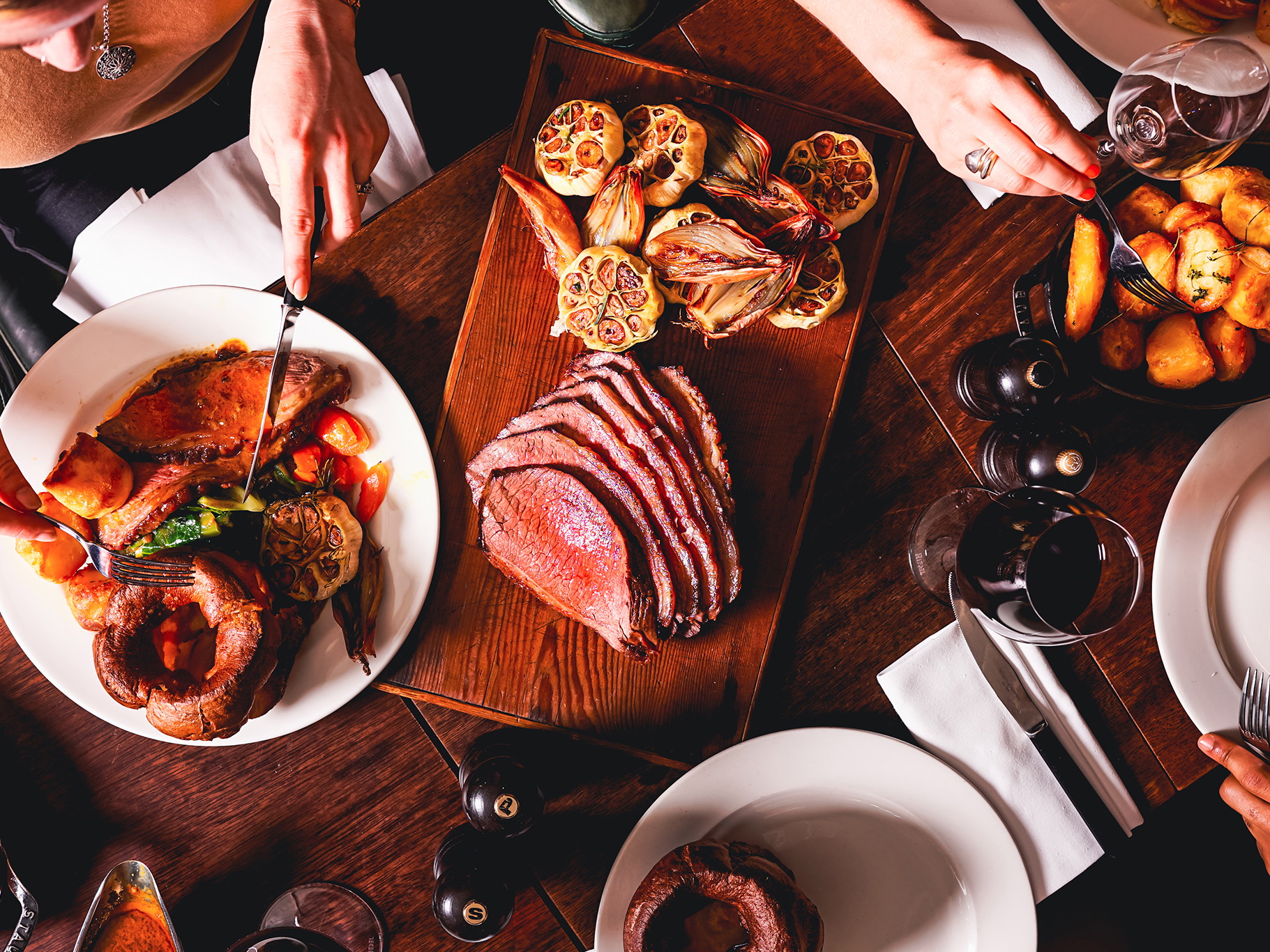 Falstaff found the most delicious Sunday roasts in London. 