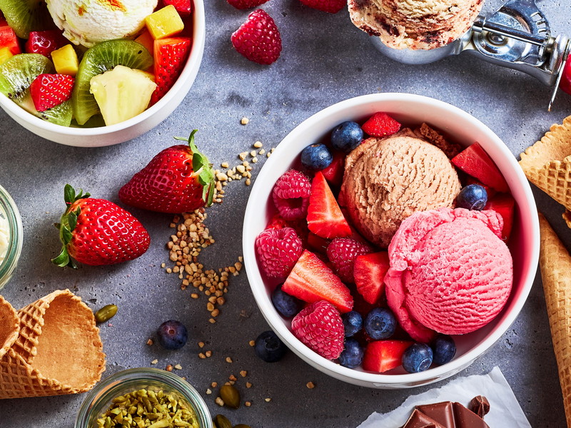 The summer pleasure is made perfect by tasty&nbsp;ice&nbsp;cream.&nbsp;