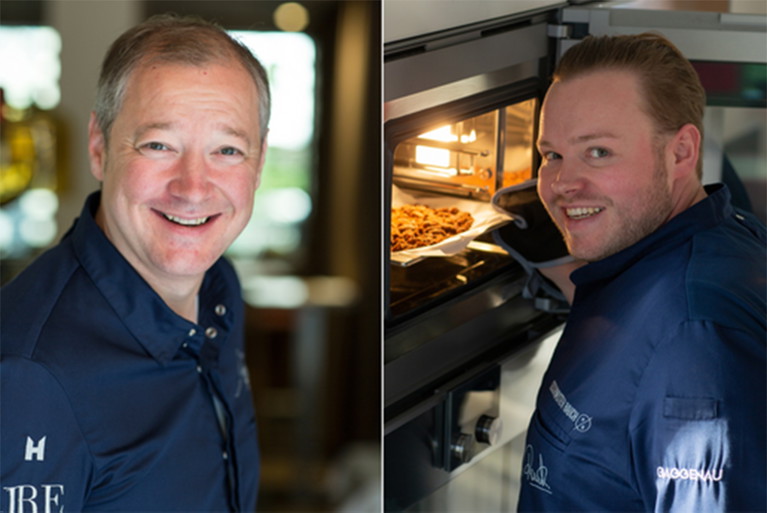 Die zwei Konkurrenten Andreas Döllerer und Richard Rauch.