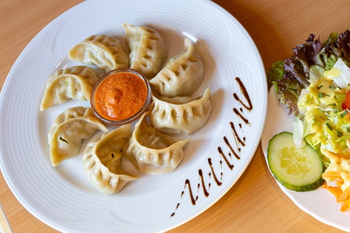 Momos – Traditionsspeise aus Nepal.