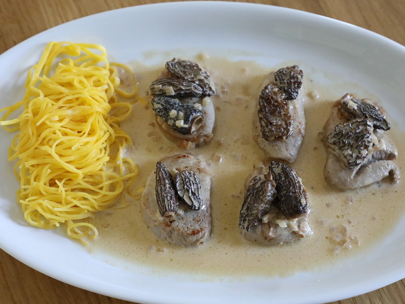 Veal Medallions with Morels
