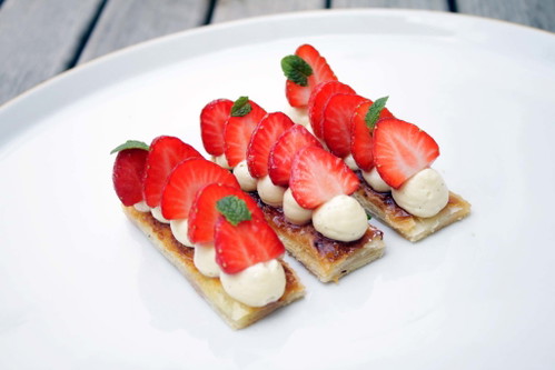 Strawberry and Mascarpone Feuilleté
