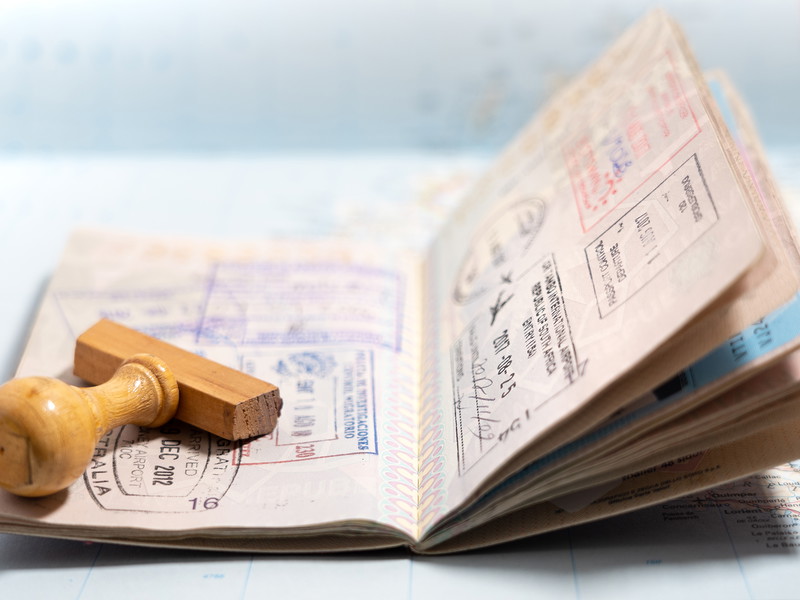 No more passport stamps ...