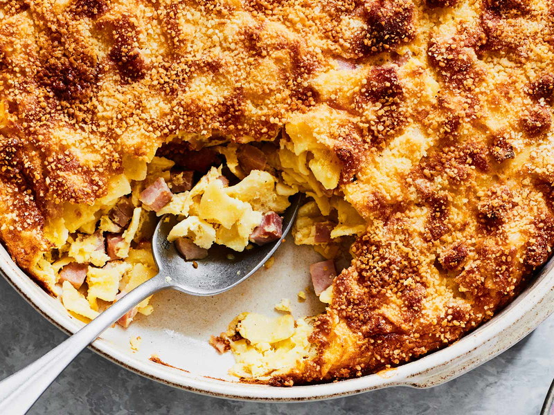 Ham and Pasta Gratin