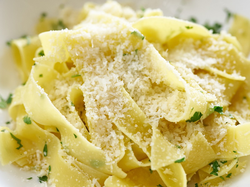 Fettucine Alfredo with White Truffles&nbsp;