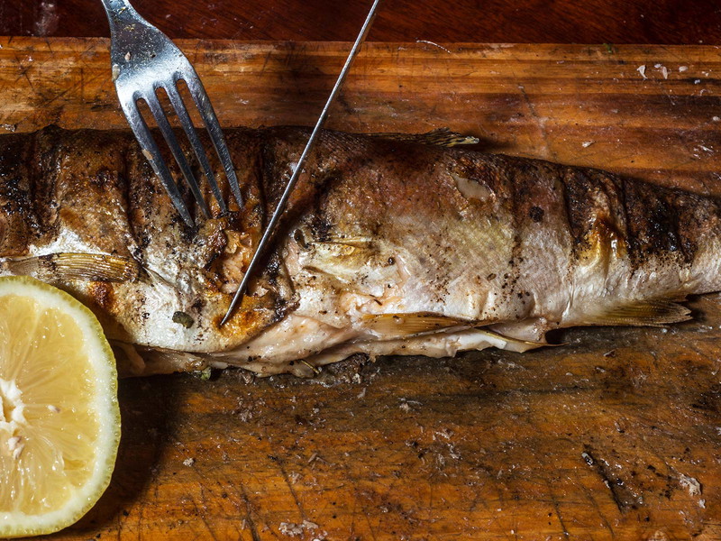 Grilled Trout with Lime &amp; Thyme