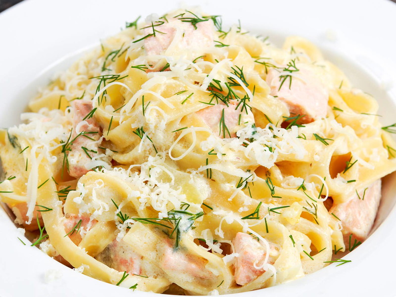 Pasta with Smoked Salmon
