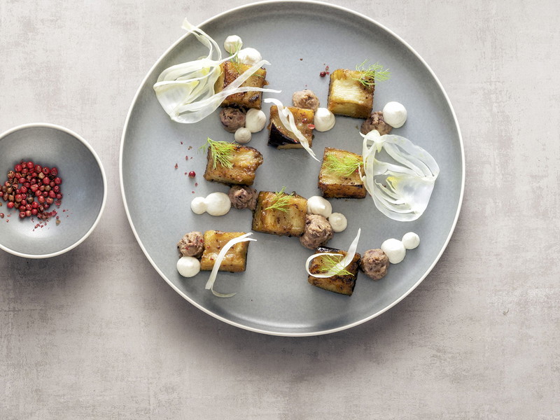 Aubergines with Fennel