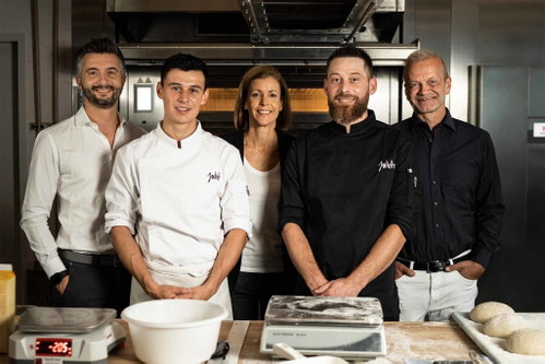 Nicolao Colombo, Émile Jeannenot, Stéphanie Borge, Julien Mallé und Rolf Lüthy. 