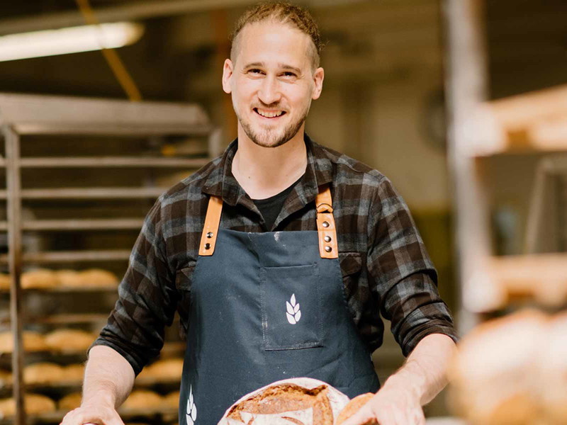 Martin Mayer, Inhaber der Bäckerei Vuaillat.