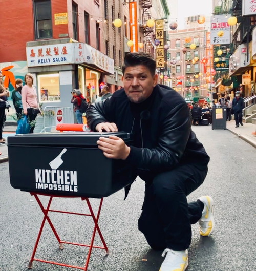 Tim Mälzer in New York City.