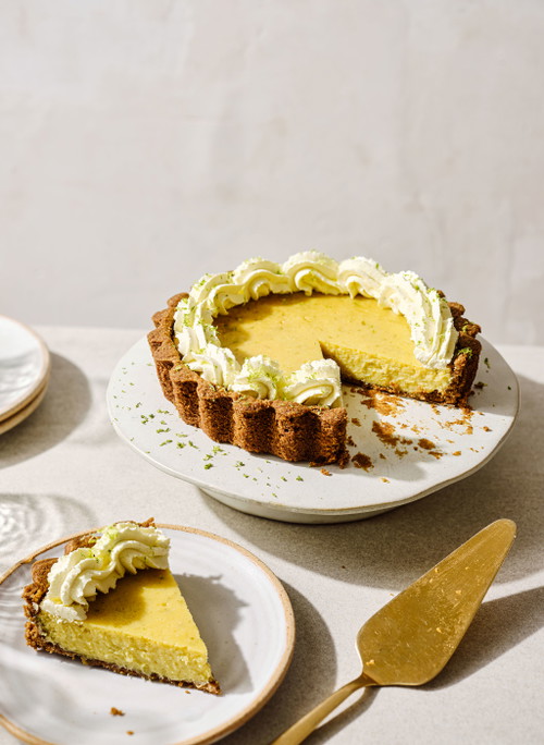 Limetten-Pie.