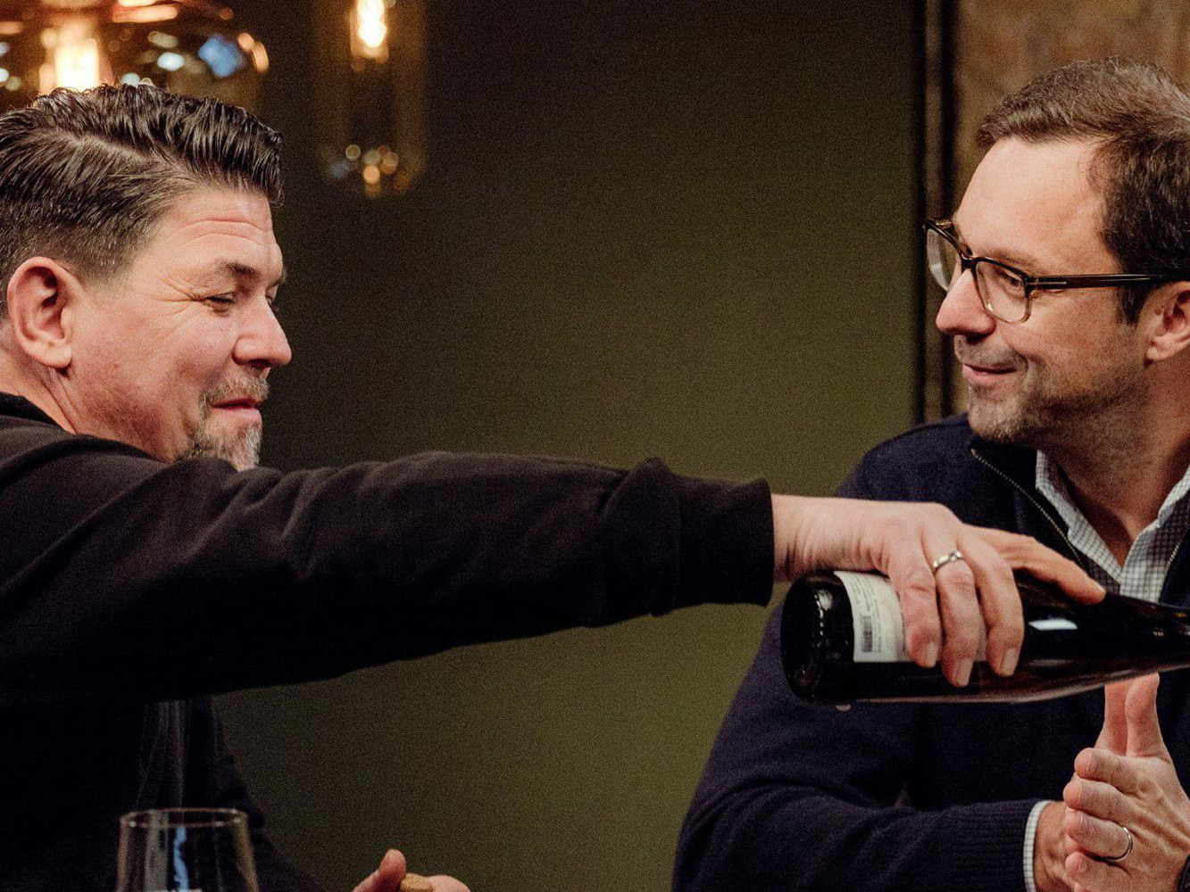 Tim Mälzer und Edi Frauneder.