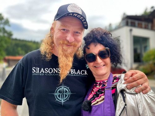 Lucki Maurer und Graciela Cucchiara in Tschechien.