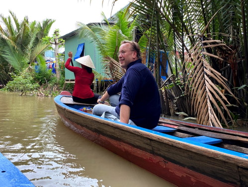 Thomas Bühner in Ho-Chi-Minh-Stadt, Vietnam.