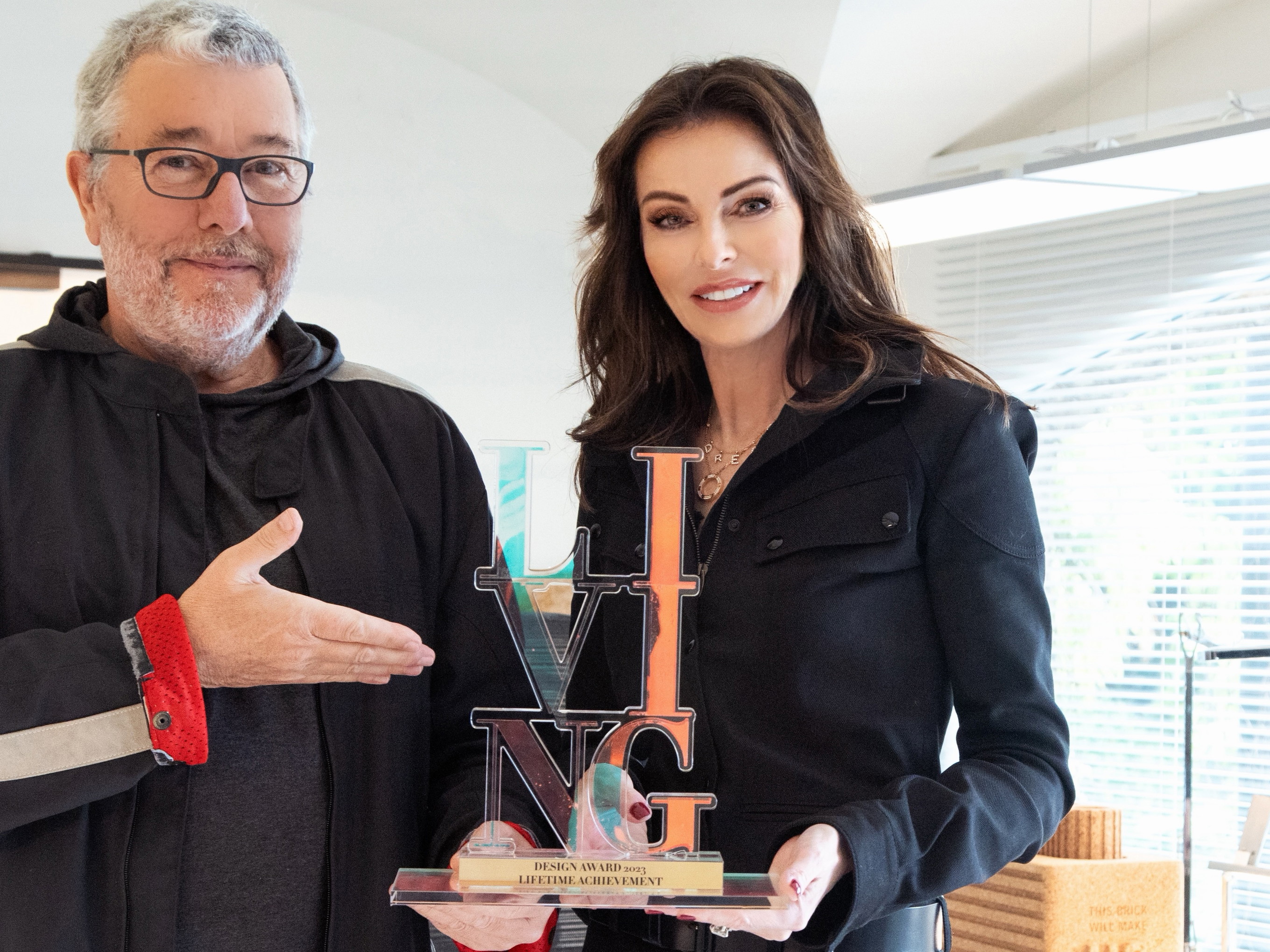 Philippe Starck und Angelika Rosam