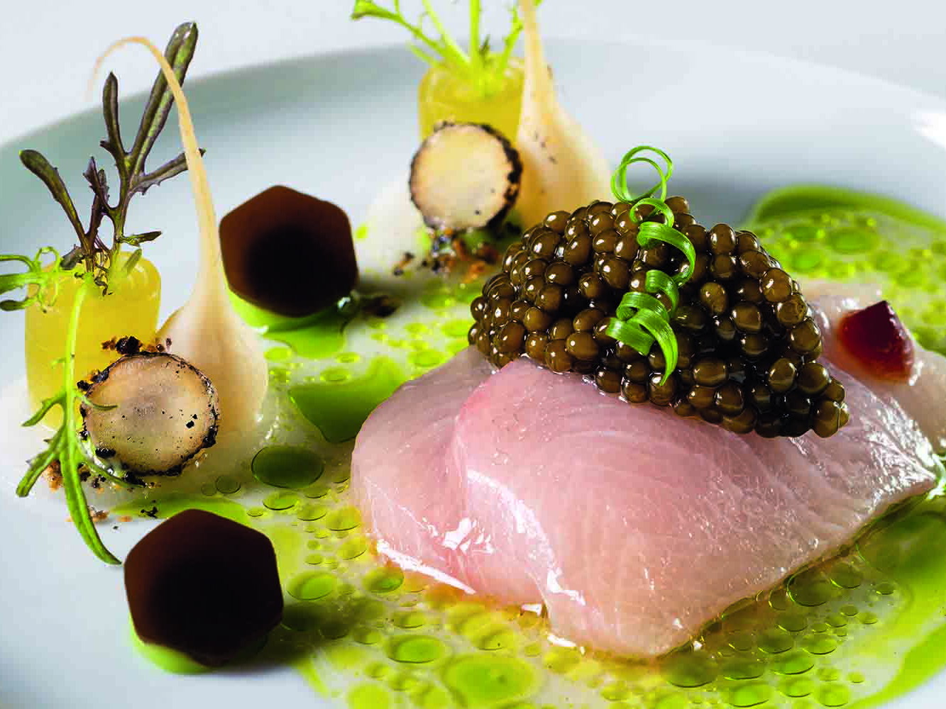 Französische Küche mit asiatischen Aromen: »Atelier« in München. 