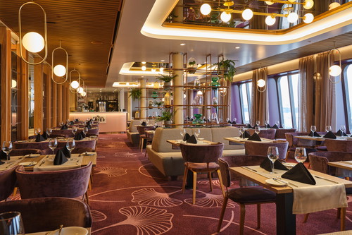 The Chef’s Table Restaurant on board Tallink MyStar.