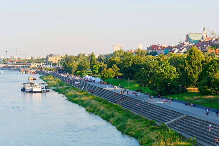 Vistula boulevards in Warsaw