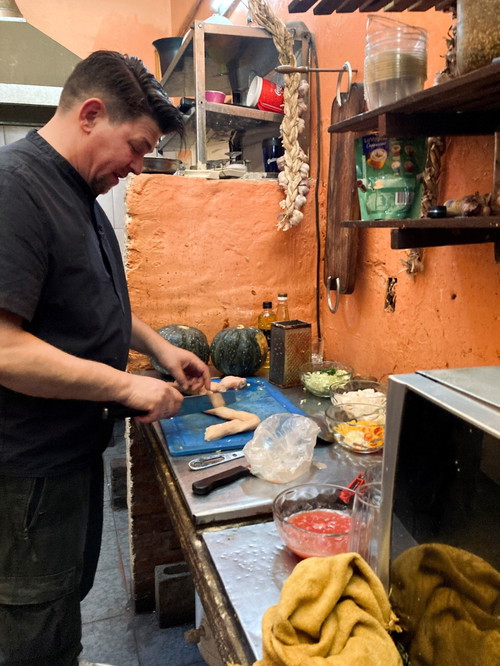 Tim Mälzer in Argentinien.