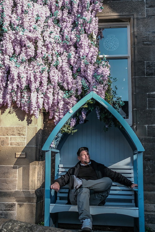 Tim Mälzer in Edinburgh, Schottland.