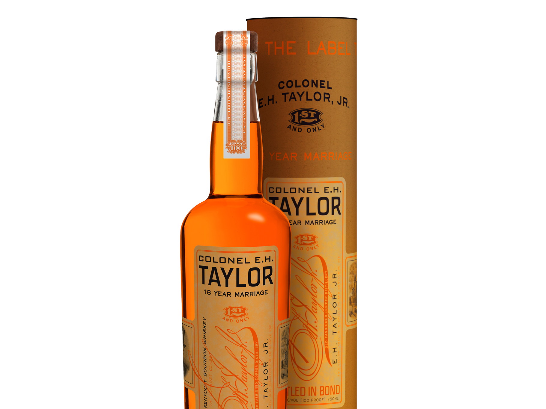 Bottle of Colonel E.H. Taylor Bourbon 