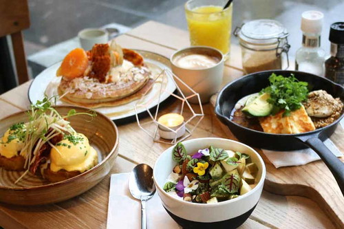 Brunch im »Dignita Hoftuin«.