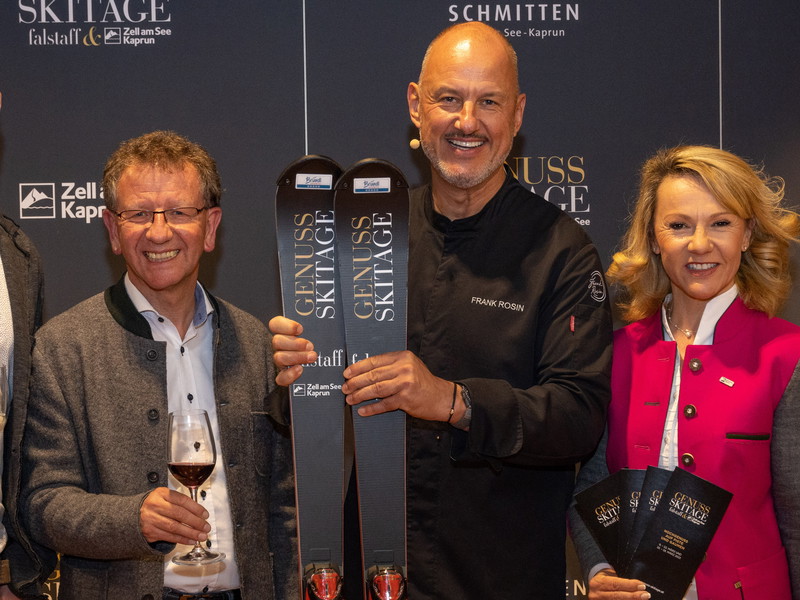 Starkoch Frank Rosin begeistert bei den Falstaff Genuss-Skitagen